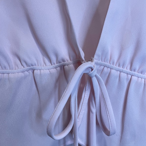 ARITZIA Sunday Best Cropped Tie-Front Blouse | S | - Picture 6 of 9